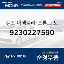 램프-프론트 포지션 우측 (9230227590) 티뷰론 현대모비스부품몰