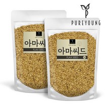퓨어영 볶은 아마씨 1kg, 2봉
