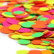 UV 글로우 파티 가랜드 야광 네온 블랙 라이트 반응 아이 생일 형광 웨딩 장식, 30.50g UV Confetti