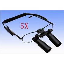 루배 lupe 5x 블랙 hd 치과 안경 외과 돋보기 렌즈 의료 치과 쌍안 케플러 루페 ent 수술 다이아몬드 보석, 검은색, 5배