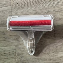 2way 펫 털 롤러 고양이 강아지 털 제거제 브러쉬 카페트 청소 브러쉬 고양이 보푸라기 스티킹 롤러 카페트 클리너 브러쉬, 빨간색
