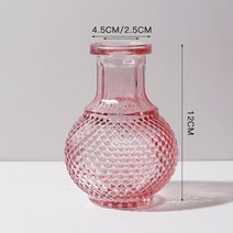 파티룸 렌탈스튜디오 꽃병 INS Nordic Colored Glass Vase Flower arrangement hydroponics ball glass art flower war, [09] 라이트 그린