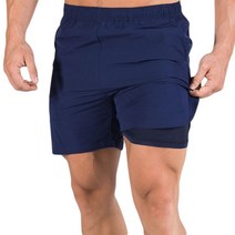 Mens Summer Sports Quick Dry 2 in 1 반바지 운동 운동 퀵 드라이 비치 바지 피트니스 측면 운동 측면 스플릿아 ​​팬츠