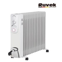 RU-315T 전기 오일 라디에터 15쪽 핀 난로 히터 코멕스 타이머기능