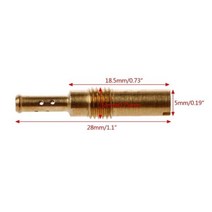 예초기 부품 카브레타 Keihin CB GY6 KOSO PE CVK FCR 기화기용 느린 파일럿 제트 바이스 인젝터 노즐 32/, 08 48