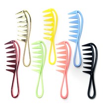 포마드용 손길빗 손질용빗 바버샾 전용 마무리빗 2810, 골드, 1개