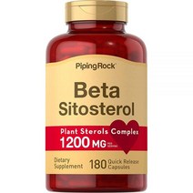 Piping Rock 피핑락 베타 시토스테롤 1200mg 180캡슐 식물 스테롤