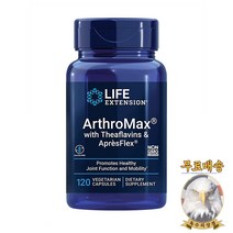 미국산 라이프 익스텐션 아르트로 맥스 120정 Arthro Max 테아플라빈 Life Extension 선물증정