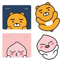 카카오프렌즈 마우스 패드 라이언 어피치 귀여운 캐릭터 휴대용 노트북 사무실 학생, 라이언 마우스패드, 1개