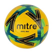 마이타Mitre 유니 축구공 연습 임펠, Max - Yellow/Pitch Green/Fluo