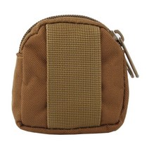 MOLLE-전술 EDC 파우치 휴대용 키 지갑 홀더 다기능 허리 벨트 가방 동전 야외 스포츠 액세서리, [02] 01 TAN