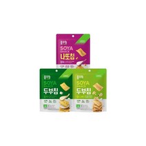 풀무원 간식 나또칩 1종+두부칩 2종 (감자 멀티그레인) 탕비실 회사 어린이 성인 캠핑 차박 홈파티 영화 선물, 4개