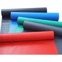 PVC 고무롤 실내외 출입구 미끄럼 방지 공장 체육관, 폭 2.5m 길이 15m 그레이 PVC 고무롤