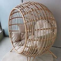 라탄 행잉체어 라탄 그네 의자 체어 둥지 카페, A. (쿠션 포함)