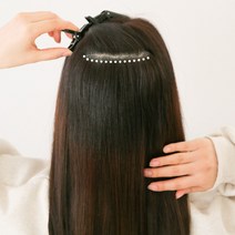 픽앤웨어 여성 볼륨업 뒷머리 정수리 볼륨 롱롱헤어뽕 긴머리가발 36cm, 내츄럴브라운, 1개