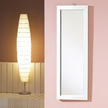 웰우드 블리 벽걸이 전신거울 400 x 1200, 화이트