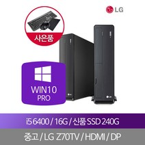 LG중고PC i5 6400 16G SSD240+500G WIN10프로, 단품, 단품