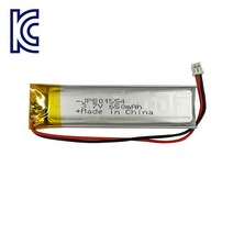 JP 801554 650mAh KC인증 리튬폴리머배터리, 1개