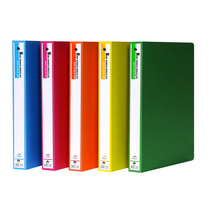 칼라 3공 바인더 수입지 바인더 칼라3공O링바인더 3cm 칼라보드파일 A4, 주황