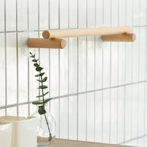 욕실 못없이 무타공 접착식 우드 수건 행거 수건행거 부착식 욕실인테리어 화장실시공 욕실시공 타올걸이