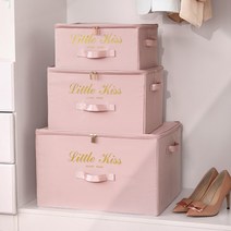 옷장수납함 의류 퀼트 정리함 수납케이스 가정용 접이식 옥스포드 천 빅 상자 3470341714, 미니 사이즈 롱 35 *와이드 28 살구씨 가루