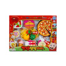 시둥마켓 +[시둥마켓]+_ 토이 유치원교구 쉐프놀이 어린이집교구 유치원장난감 케이크만들기, 유아 생일잔치 피자 케이크 과일 코코몽 생일파티