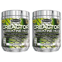 머슬테크 크리액터 크레아틴 HCI 포뮬러 무설탕, 235g, 2개