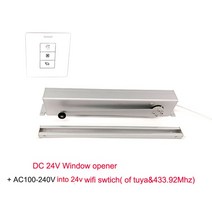 배연창 개폐기 자동 체인식스마트 전기 창 오프너 DC24V AC220V WIFI 여닫이 닫기/오픈 홈 RF 원격 제어 y, 04 kit3