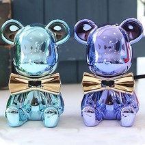 도그독 레인보우 크롬베어 [1+1세트] 차량용방향제, 크롬베어 (블랙 + 블랙), 블랙체리 X 2개