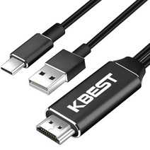 케이베스트 USB C타입 to HDMI 케이블, 1m