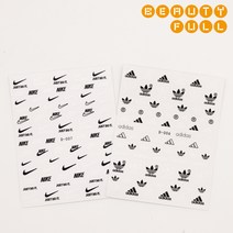 나이키&아디다스 네일스티커, 아디다스