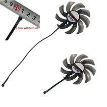 그래픽카드 팬 수리 부품 fdc10h12s9 c ga91s2u rtx 2080 2070 2060 그래픽 카드 palit rtx2060 rtx2070 rtx2080 듀얼 게임프로, 5.5mm 플러그 fdc10h12s, 9개의 블레이드