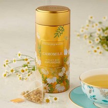포트넘앤메이슨 Fortnumandmason 캐모마일 허브차 찻잎 인퓨전 틴케이스 18g 18g, 1개
