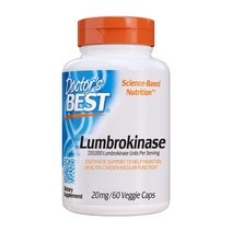 닥터스 베스트 룸브로키나제 20mg 60정