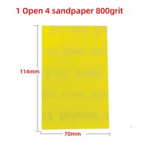 연마소품 정통 일본 KOVAX 수리 연마 마작 블록 1K4 사포 68MM x 27MM P400 P800 P1200, [04] 1BOX P800, [01] 1피스