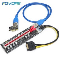 노트북외장그래픽카드 pci 익스프레스 라이저 카드 60cm usb 3.0 그래픽카드