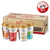남양유업 남양 프렌치카페 커피믹스 컵 200mlx10개 4종택1, 01_카라멜마끼아또/200mlx10개