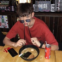 DFMEI 반팔 남 루즈핏 반팔 남자 티셔츠