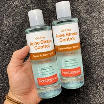 뉴트로지나 아크네 스트레스 컨트롤 트리플 액션토너 237ml Neutrogena Acne-Fighting Salicylic Acid Facial Toner, 1개