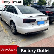 액세서리 스포일러 아우디 A6 C7 2012-2018 ABS 소재 자동차 트렁크 립 날개 테일 전용, 04 DIY   Color