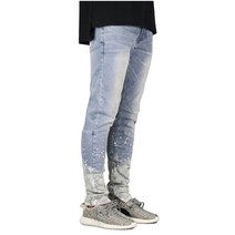 남자 이태원 인싸 하단위싱 지퍼 청바지