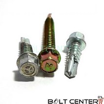 볼트센타 육각직결피스 판넬피스 육각직결스크류 육각직결나사, 육각직결피스 백색 14X20-500개