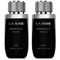 [공식수입] 라리브 PRESTIGE 남자향수 75ml 2종, 프레스티지 맨 2종 (그레이+그레이)
