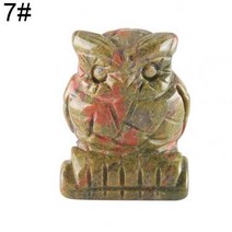 삼족섬 두꺼비 금전 풍수 황금 삼족 가정 화목 개업 인테리어 재물운 행운 상품!!! 40mm 조각 돌 올빼, 07 7_01 as show