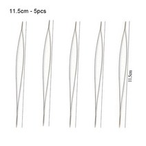 비즈공예바늘 비즈바늘 구슬바늘 비즈 스레딩 핀 바늘 오프닝 곡선 팔찌 DIY 쥬얼리 만들기 바느질 공예 Fingding 키트, [04]