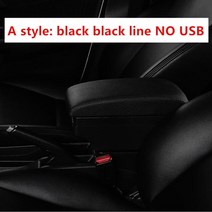 수입차부품 미니 쿠퍼 R50 F55 컨트리맨 팔걸이 박스 자동차 액세서리 스타일링, 01 A black black line