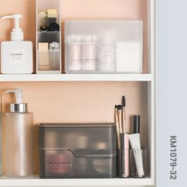 데스크오거나이저 다용도오거나이저 소품정리함 보관함 뚜껑분리, 대형, 화이트