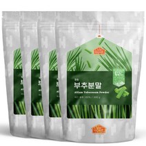 비옴 부추 가루 100 % 국산 300g x 4개