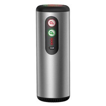 휴대용 차량용 공기청정기 미세먼지제거 자동차 탈취제 미니 공기 청정기 부정적인 Ionizer USB 충전식, Silver