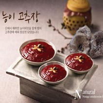 능이고추장 400g x 2 능이버섯 순수 자연산 버섯 자연주의 자연양념 가족건강 백세시대 특허 인증 숙성쌈장 비빔밥 밥반찬